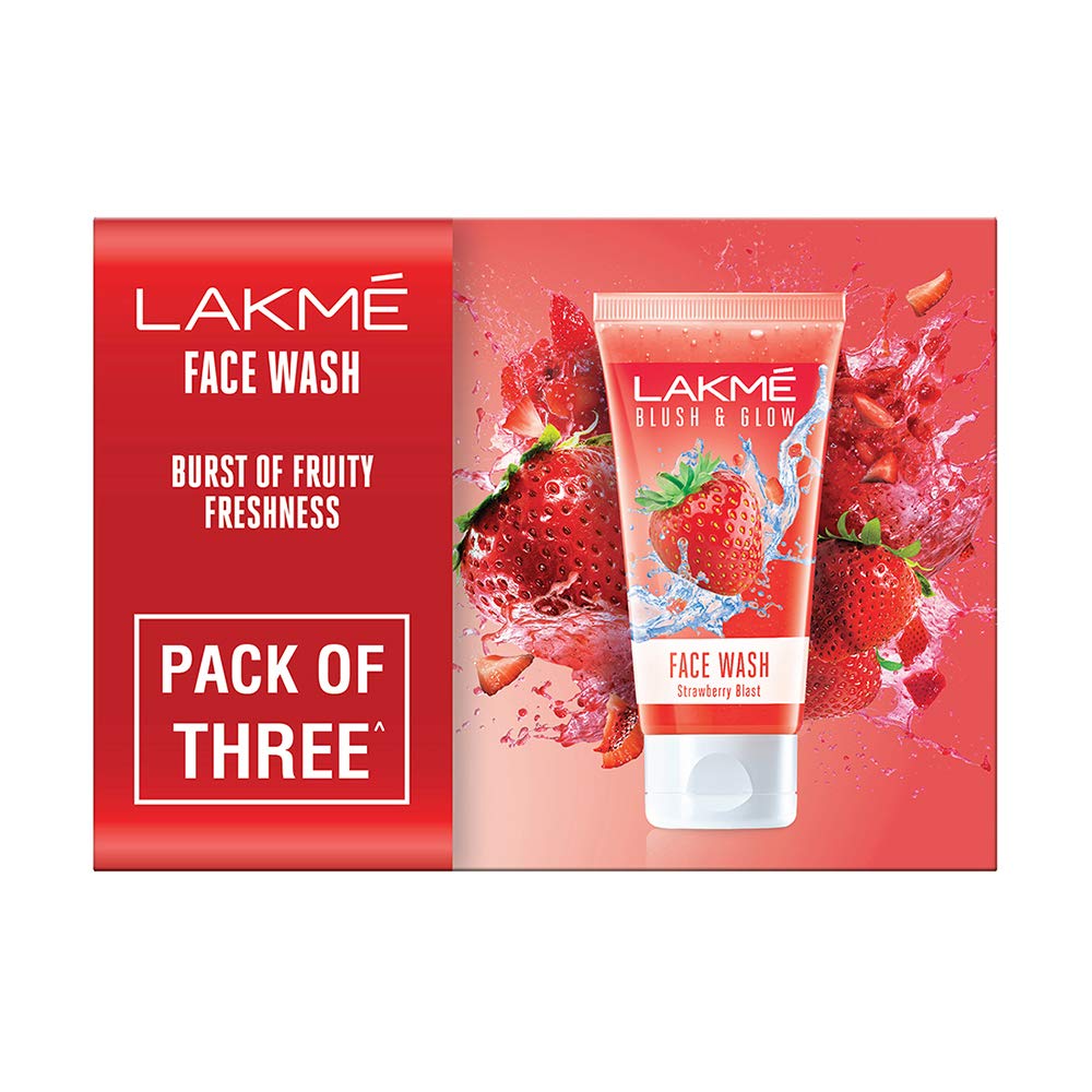 LAKMÉ Blush and Glow Strawberry Combo Face Wash With Fruit Extracts