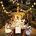 ECOWHO Solar String Lights Outdoor, Solar Powered Fairy Lights Waterproof Decorative Lighting for Patio Garden Yard Party Wedding Home Lawn Christmas (30ft, 2 Pack)