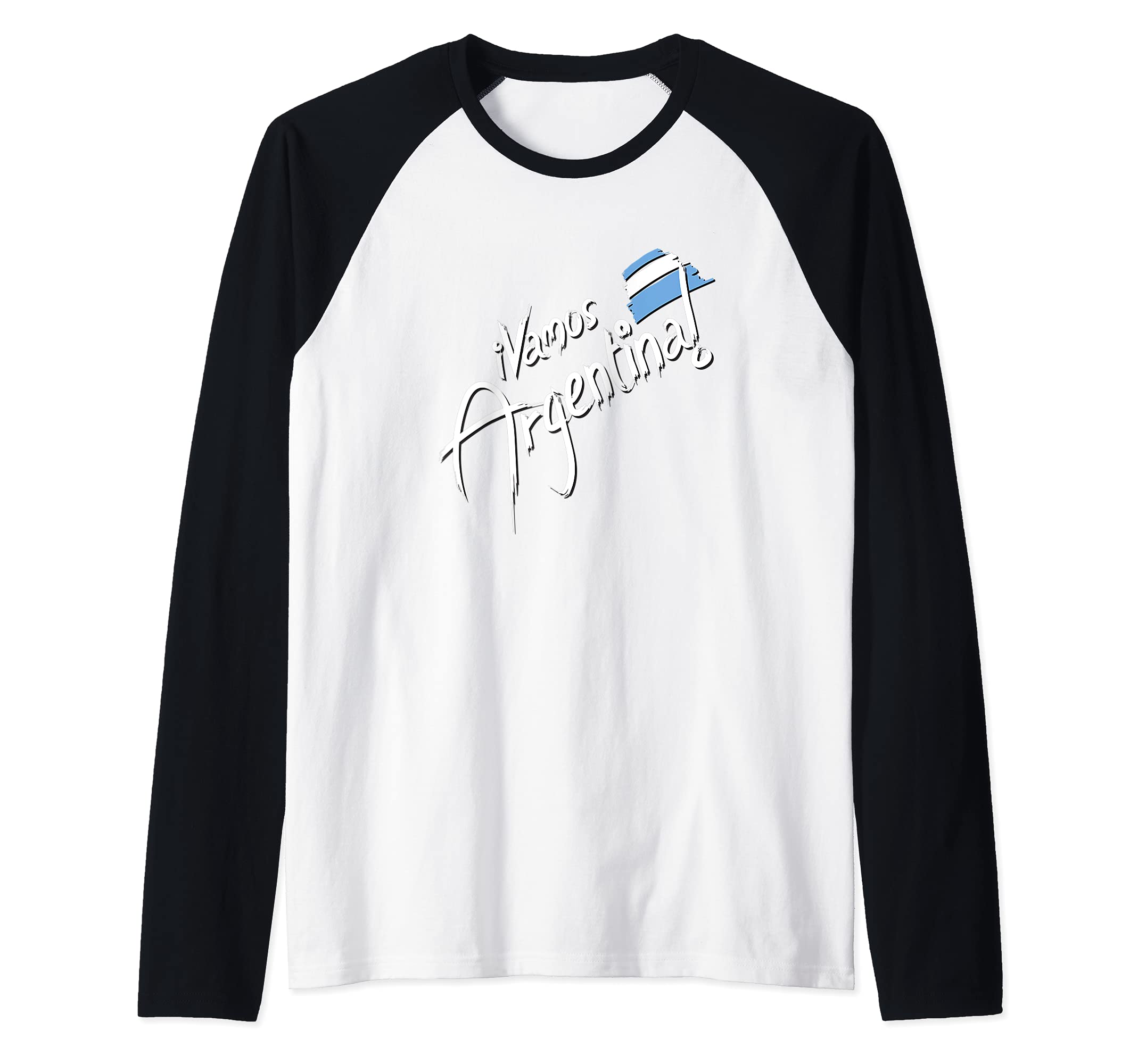 Flag Argentina Raglan Baseball Tee