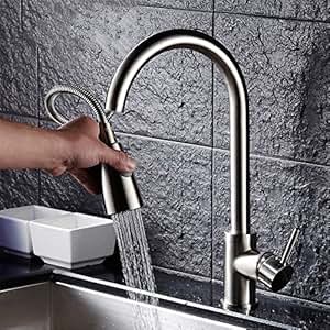 Amazon.com: Dayanand Touchless High Pulldown Kitchen ...