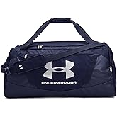 Under Armour unisex-adult Undeniable 5.0 Duffle-Large, Midnight Navy (410)/Metallic Silver, One Size Fits Most