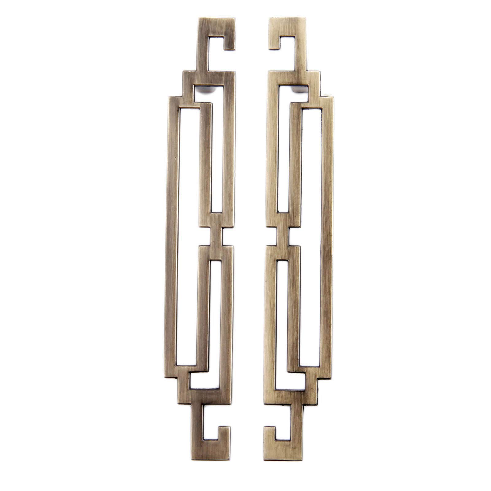 Mgoodoo Vintage Retro Style Handle Kitchen Cabinet Door Handles Drawer Knobs Furniture Hardware (10Pcs, 128mm Antique Bronze)