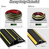 SEGNAYEN 1M Heavy Duty PVC Floor Cable Cover Black 3 Channel Self Adhesive view 5