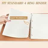 FYY A4 Refill Pad 3 Packs 100GSM 135 Sheets 4-Hole Lined Paper 270 Pages view 4
