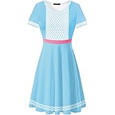 Deerose Thanksgiving Turkey Flared Dresses Women Party Short Sleeve Dresses