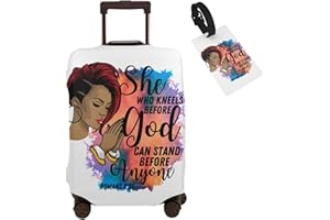 Tuizumy Travel Luggage Cover Washable Suitcase Protector Anti-Scratch Suitcase Cover Fits 18-32 Inch Luggage(XL (for 29--32 inch luggage))