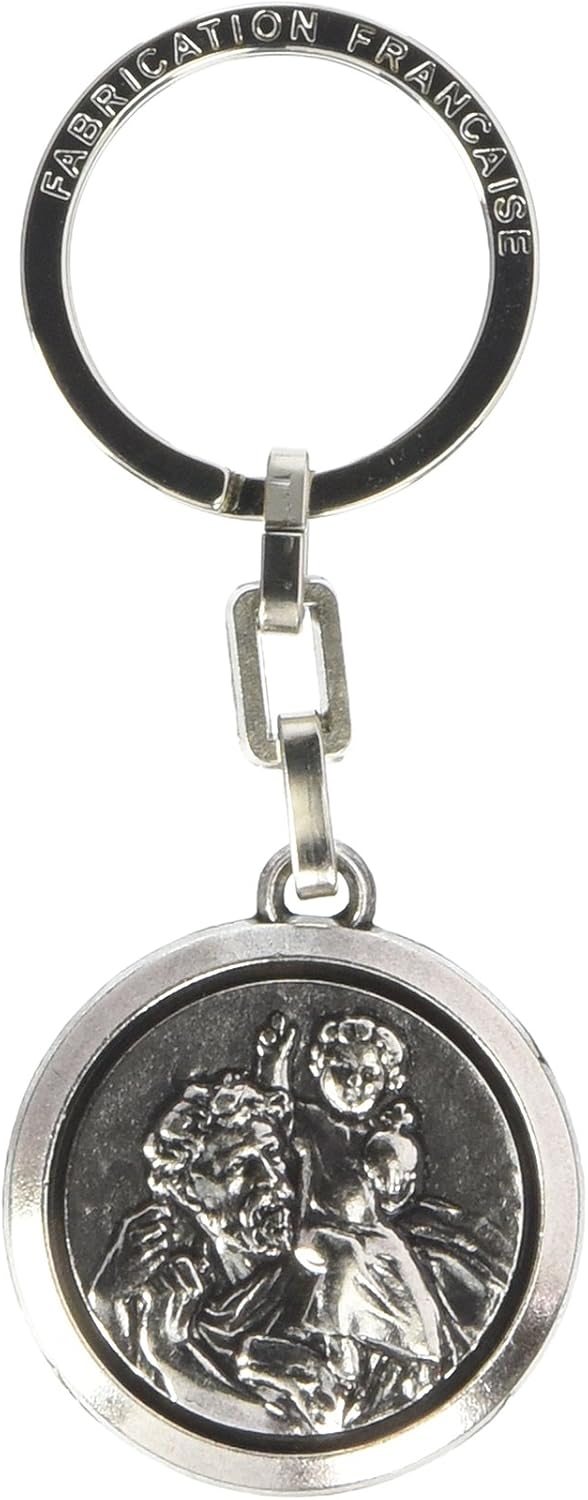 Altium 650110 Key Ring St. Christopher, Silver