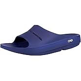 OOFOS OOahh Recovery Slide, Navy - Women’s Size 7, Men’s Size 5