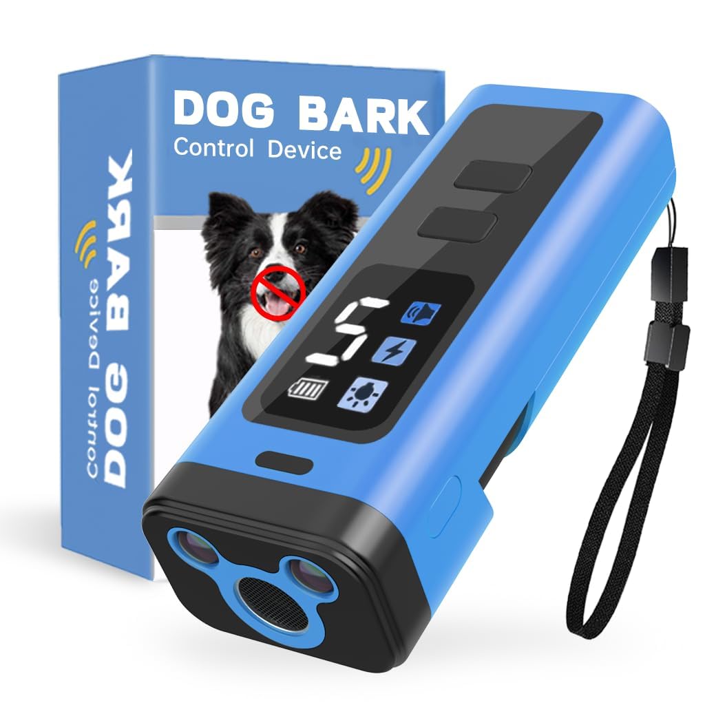 Photo 1 of SAMULE 30 FT Ultrasonic Handheld Anti Barking Control Device for Dogs Puppy Training Tools with 5 Modes Indoor Outdoor