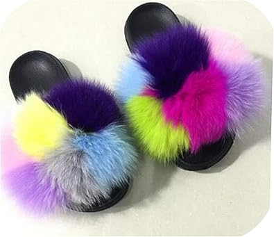 fluffy colorful slides