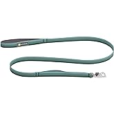 Ruffwear, Front Range Dog Leash, 5 ft Lead, River Rock Green | Light &amp; Strong Lockable Swivel Crux Clip, Padded Handle, Durable Webbing, Traffic Handle &amp; Accessory Loop for Everyday Walks