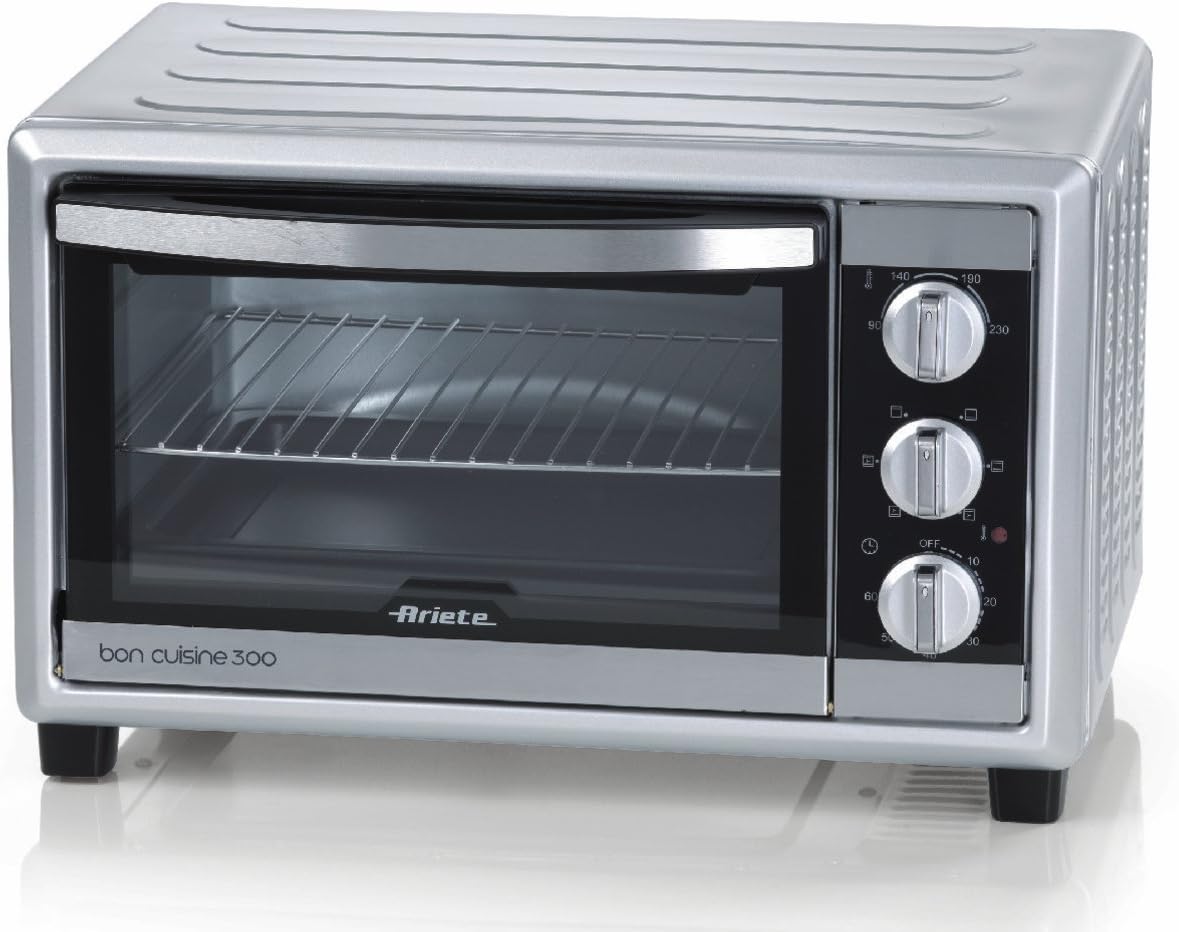 Ariete UK 985 Bon Cuisine 300 Mini Electric Oven, Silver Amazon.co.uk