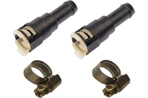 Muzzys (SET OF TWO) UPGRADED 800-403 Stronger than OEM Heater Core Coolant Hose Quick Disconnect Connector w/Clamp ONLY FITS: 5/8" Tube and 5/8" Hose. FITS: Many Buick Chevrolet Ford GMC Oldsmobile