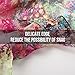 STORY OF SHANGHAI Womens 100% Mulberry Silk Head Scarf For Hair Ladies Silk Floral Head Scarfs