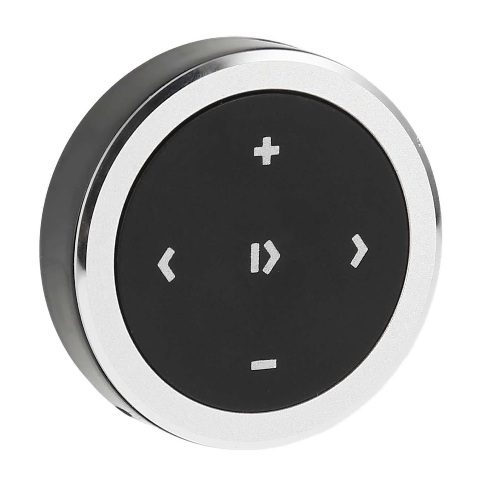 Smart Silver Button Remote Control Kit for Mobile Phones Tablets with Bracket, Media Button for Car, Easy to Install