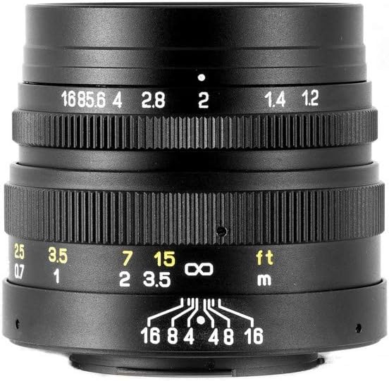 Mitakon 42.5mm f/1.2 (M43) Standard-Prime Lens for Micro Four Thirds MFT M43 Cameras
