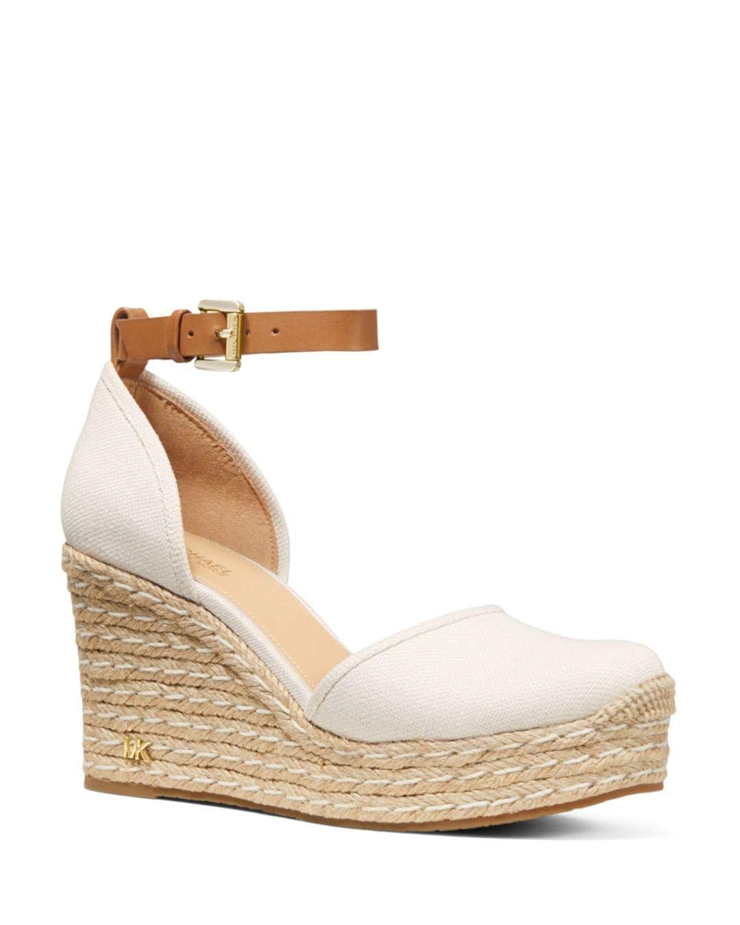 cream wedges closed toe