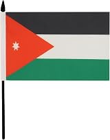 AZ FLAG Jordan Table Flag 5x8 in Desk Flag with Pole & Base 21x14 cm view 2