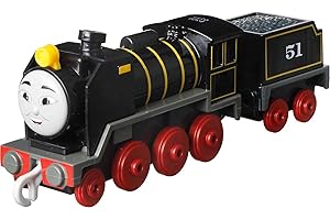 Fisher-Price Thomas & Friends die-cast Push-Along Hiro Toy Train Engine for Preschool Kids Ages 3+