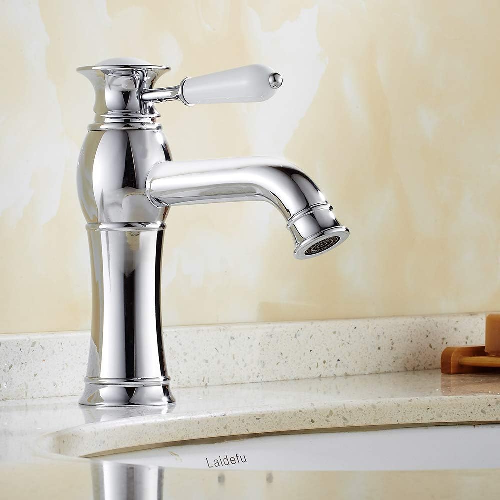 Bathroom Basin Tap with Pop Up Waste Basin Sink Mixer Taps Morden