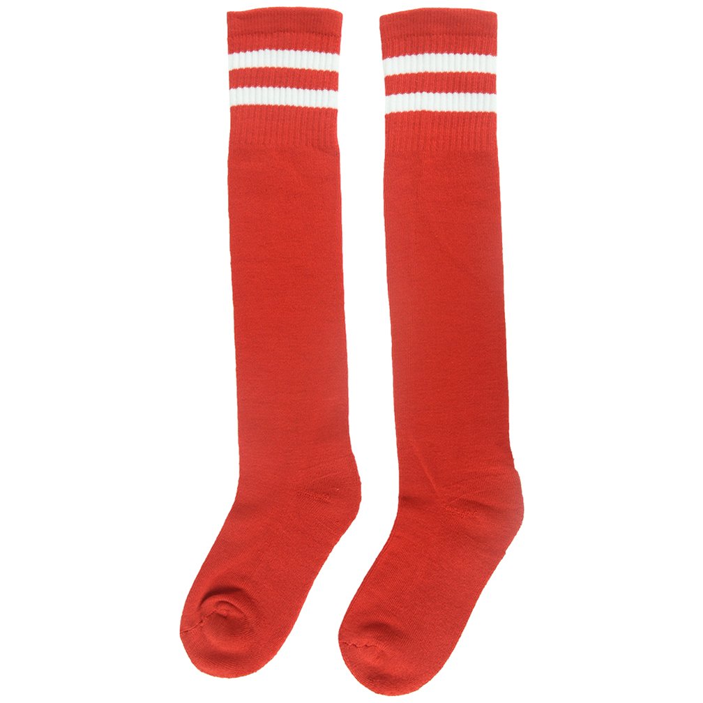 Youth Soccer Socks Fasoar Teens Knee High Football Socks Long Striped