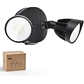 Philips 44W 3500LM ‌LED Security Flood Light‌ ‌Outdoor‌，Switch Controlled Aluminum ‌Security Light‌, 2 Adjustable Heads，5000K