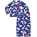 Peanuts Snoopy Little Boys Christmas Flannel Coat Style Pajamas