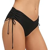 Zohamung Bestselling Trimmer Curvy Women Hipster Ruched Full Coverage Low Rise Swimwear Swimsuit Bikini Bottom