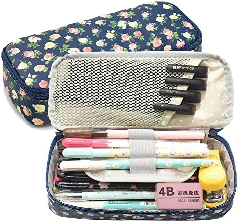 Pencil Case, LOYMR Student Pen Pencil Case Desktop Office Storage Organizer Pen Pencil Holder Organizer Basket Coin Purse Pouch Cosmetic Makeup Bag