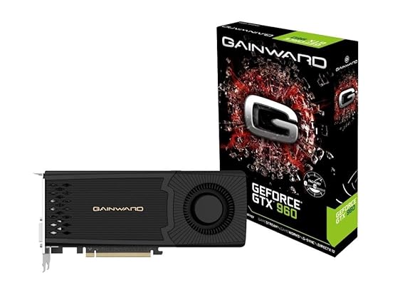 Gainward GeForce GTX 960 OC Grafikkarte (PCI-e, 2GB GDDR5, HDMI, DVI, 1 GPU)