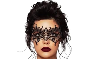 Nicute Lace Masquerade Mask for Women Black Masquerade Mask Eye Masks For Party Prom Ball Costume Mardi Gras Party Supply