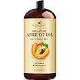 Handcraft Blends Apricot Kernel Oil - Cold-Pressed 28 Fl Oz - 100% Pure and Natural - Premium Grade Carrier Oil for Skin and Hair - Hair and Body - Massage - Hexane-Free