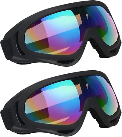 Vicloon Unisex Snow Goggles UV400 Windproof Ski Cycling Goggles