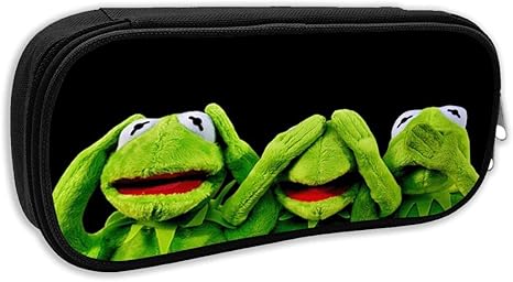 Amazon Co Jp ペンケース 聞いていません カーミット 表示されません 話すことはありません おかしい カエル かわいい ペンポーチ 筆箱 男の子 女の子 高校生 小物入れ 防水 文具ケース 筆入れ 収納ポーチ 大容量 おしゃれ 多機能 ファスナータイプ おしゃれ 文房具