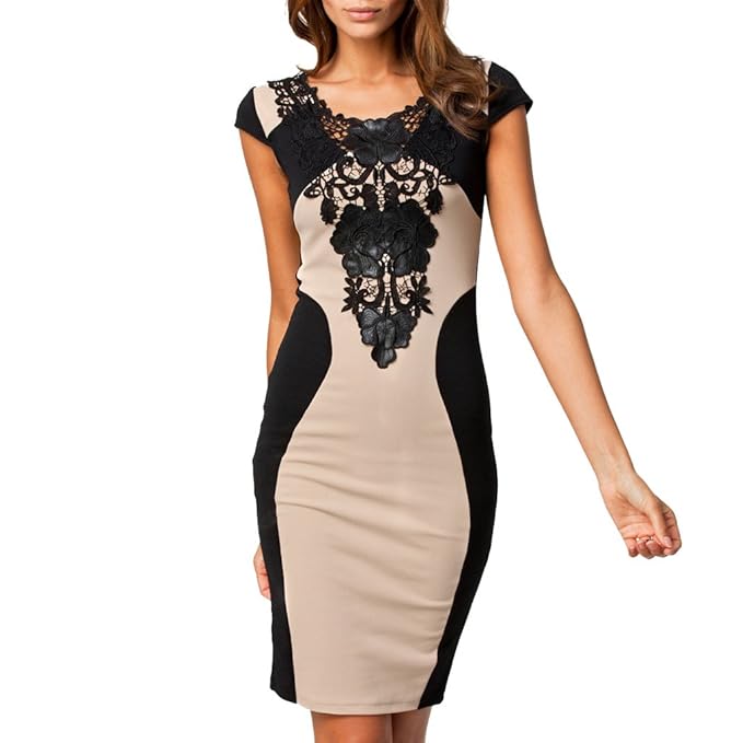 vestito tubino nero elegante