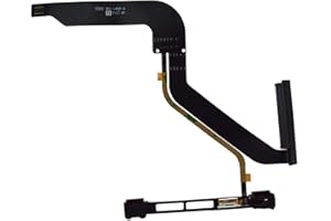 SUNMALL HDD Hard Drive Cable w/IR/Sleep/HD Cable Replacement with Bracket 923-0741 923-0104 821-1480-A Compatible with Apple MacBook Pro Unibody 13" A1278 2012 Year MD101LL/A MD102LL/A