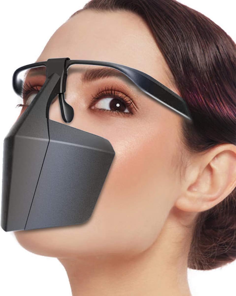 Yuehuam Anti Pollution Face Mask, Reusable Anti-fog Mask for Motorcycle Mountain-Biking Running Cycling,Ski,Hiking,Outdoor Activities(Black)