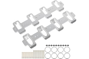 GEARCESS 551316 Rectangle Intake Manifold Adapter Plates Fit for LS Catherdral Port Cylinder Head to LS3 LSA ZL1 CTS-V LS1 Supercharger Adapters