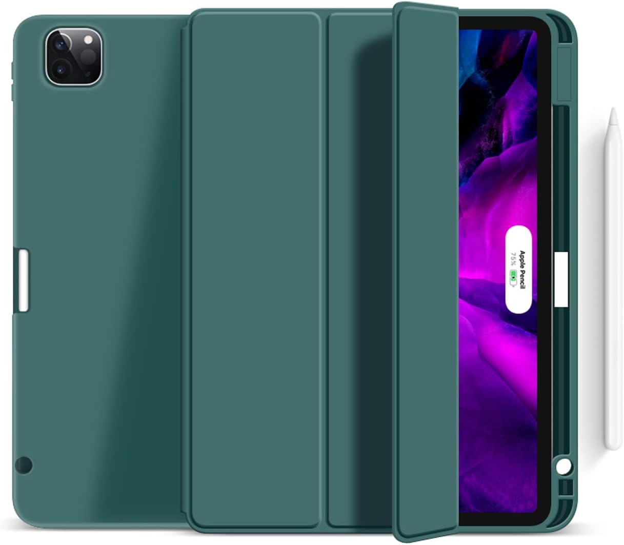 ZOYU Case for 11 inch iPad Pro 4th/3rd Generation 2022/2021, Trifold Stand Protective Case with Pencil Holder