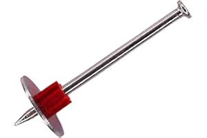 FVSCM 3" Powder Actuated Fasteners, Drive Pins with 1" Washer, PW300, 100pcs/pack