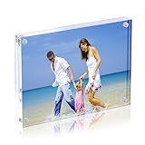 AMEITECH Acrylic Photo Frame 5x7 inches, Free
