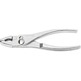 Crescent 6 1/2" Cee Tee Co. Curved Jaw Slip Joint Pliers | H26VN | Carded, Home Repair and Improvement, Electrician Tools, Wire and Cable Cutters