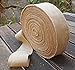 Burlap Ribbon by the Roll. Huge 50 Yards Jute Spool by Drency. 3 Inch