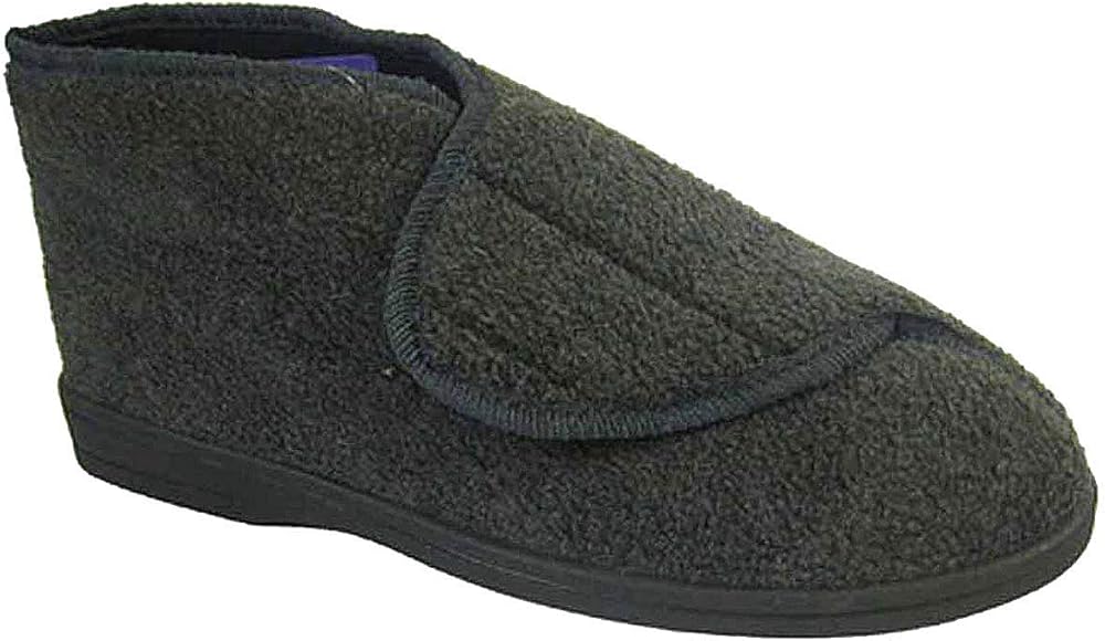 mens ankle boots with velcro fastening