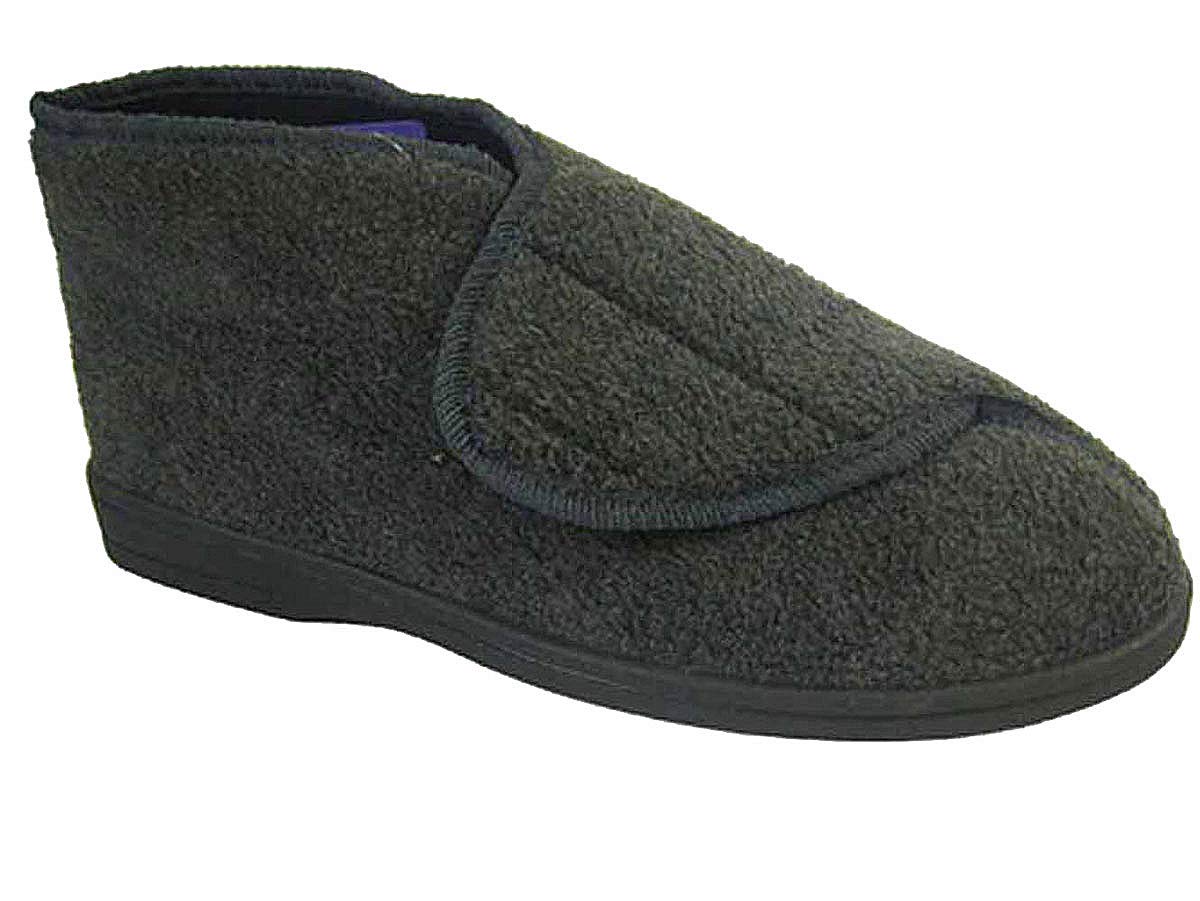 Coolers New Mens Brand Touch Fastener Slipper Boot to Fit UK Shoe Size
