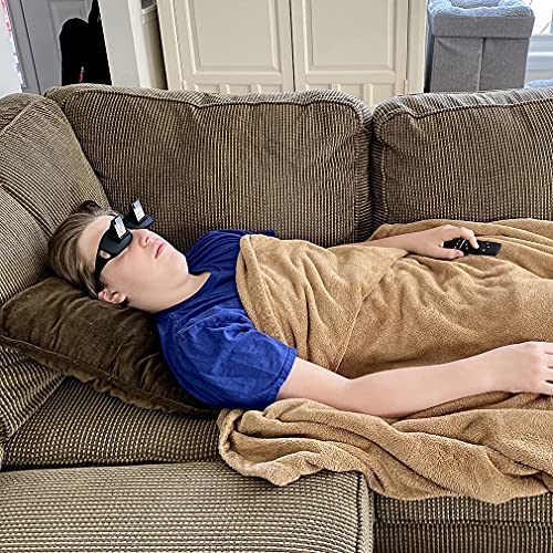 Evelots 2 Pack Bed Prism GlassesRead/Watch TV Lying DownUse Over Your