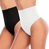 Werena Tummy Control Thong Shapewear for Women Seamless Shaping Thong Panties Body Shaper Underwear