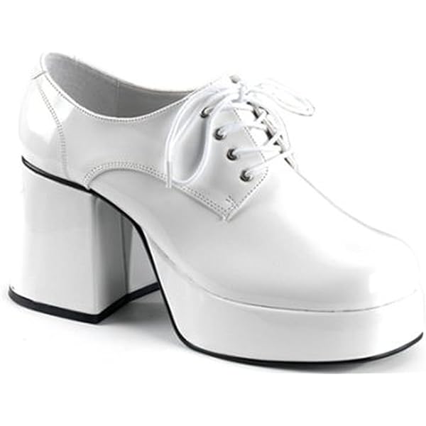 Amazon.com: Platform White Pat Shoe Men : Clothing, Shoes & Jewelry