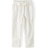 Gymboree,and Toddler Drawstring Linen Pants,Simply White,18-24 Months