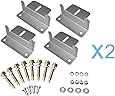 2 Sets of Renogy Solar Panel Mounting Z Bracket Set of 4 Units RV Boat Off Grid Roof